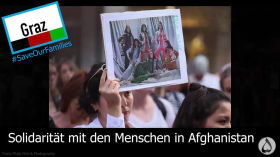 GRAZ Kundgebung Solidarität mit den Menschen in Afghanistan