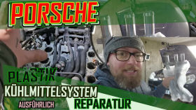 PORSCHE: Plastik Kühlsystem Reparatur - Upgrade zu Performance Rohre