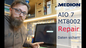 Medion Rechner: All in One PC AIO 7 - Gehäuse öffnen, Daten sichern