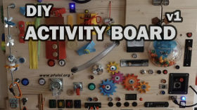 Activity Board/ BUSY BOARD v1: Geburtstagsgeschenk